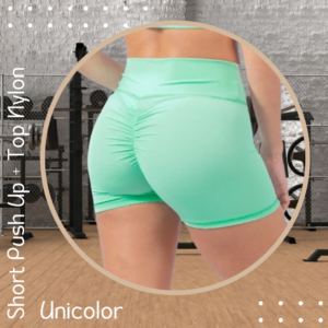 Short Push Up + Top Nylon Unicolor